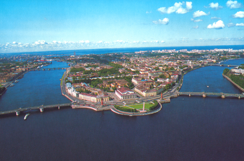 Strelka of Vasilievskiy Island